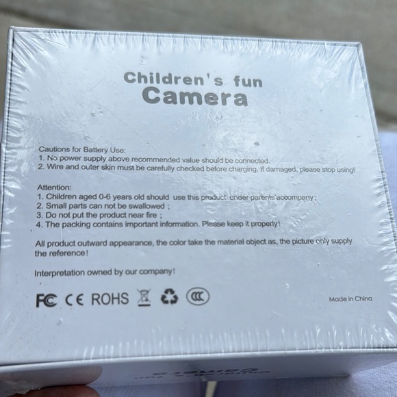 NWT Children's Digital Camera with Unicorn Design - Blue - Picture 3 of 5